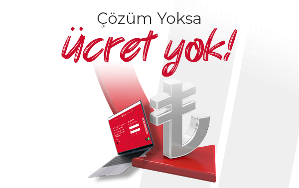 çözüm yoksa ücret yok